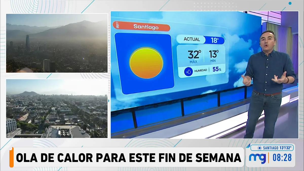 Ola de Calor en Santiago Región Metropolitana megatiempo