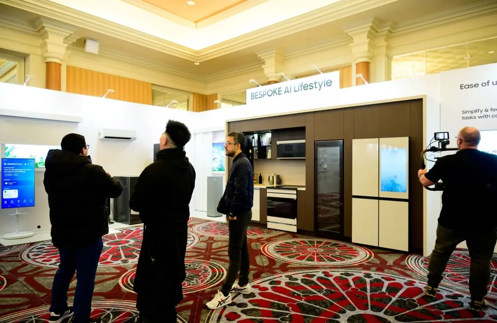 CES 2025 sorprende con el hogar inteligente de Samsung: Más seguro, más conectado » Hoy Noticias Home AI de Samsung Be Spoke